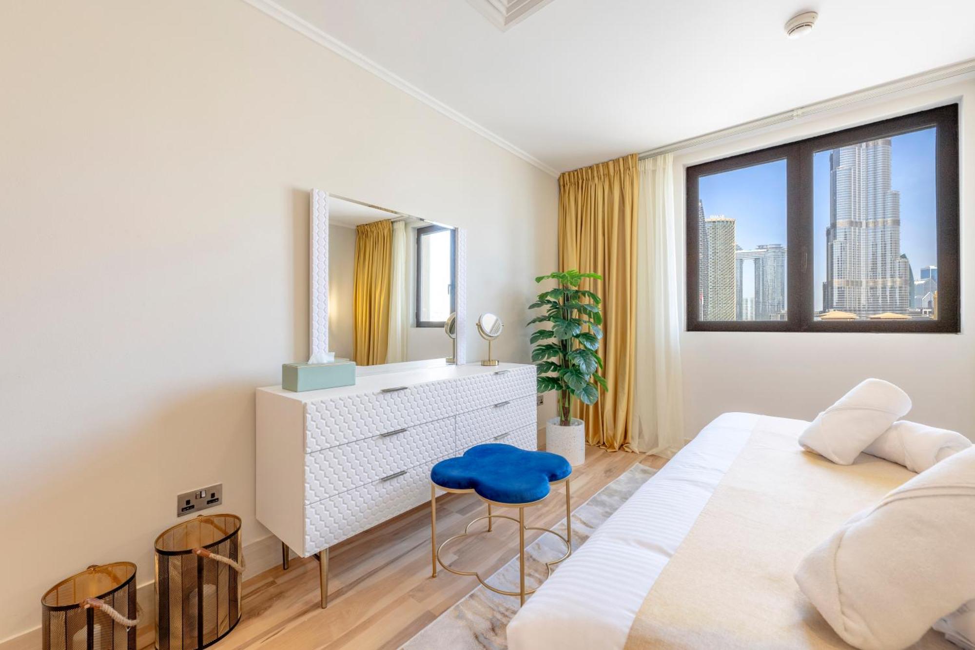 Ultra Luxury Downtown - Full Burj Khalifa View - 5 Min Walk To Dubai Mall! Exterior foto